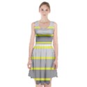 Molly Gender Line Flag Yellow Grey Racerback Midi Dress View1