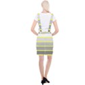 Molly Gender Line Flag Yellow Grey Braces Suspender Skirt View2