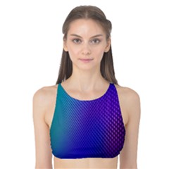 Galaxy Blue Purple Tank Bikini Top