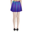 Galaxy Blue Purple Pleated Mini Skirt View2