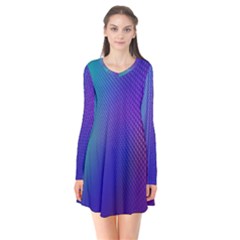 Galaxy Blue Purple Flare Dress by Mariart