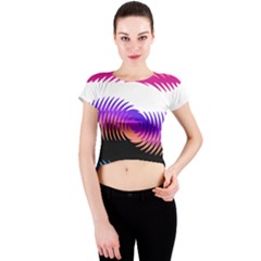 Mutare Mutaregender Flags Crew Neck Crop Top by Mariart