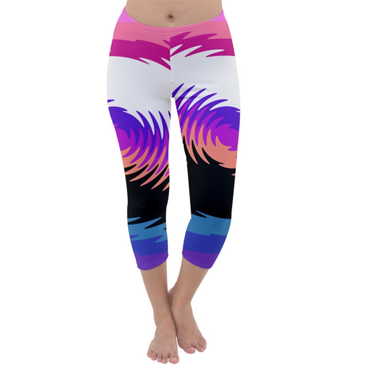 Mutare Mutaregender Flags Capri Winter Leggings 