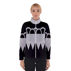 Noir Gender Flags Wave Waves Chevron Circle Black Grey Winterwear by Mariart