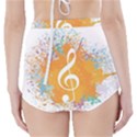 Musical Notes High-Waisted Bikini Bottoms View2