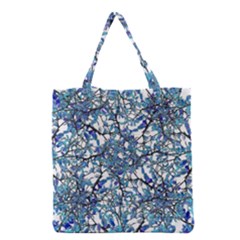 Modern Nouveau Pattern Grocery Tote Bag by dflcprints