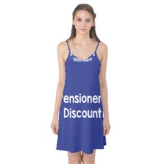 Pensioners Discount Sale Blue Camis Nightgown by Mariart