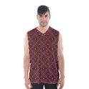 Coloured Line Squares Brown Plaid Chevron Men s Basketball Tank Top View1