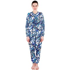 Modern Nouveau Pattern Onepiece Jumpsuit (ladies)  by dflcprintsclothing