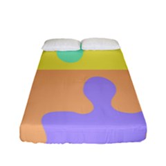 Puzzle Gender Fitted Sheet (full/ Double Size) by Mariart