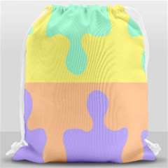 Puzzle Gender Drawstring Bag (large) by Mariart