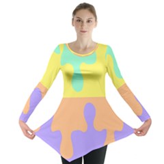 Puzzle Gender Long Sleeve Tunic  by Mariart