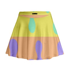 Puzzle Gender Mini Flare Skirt