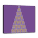 Pyramid Triangle  Purple Deluxe Canvas 24  x 20   View1