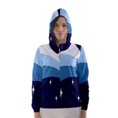 Star Gender Flags Hooded Wind Breaker (women) by Mariart