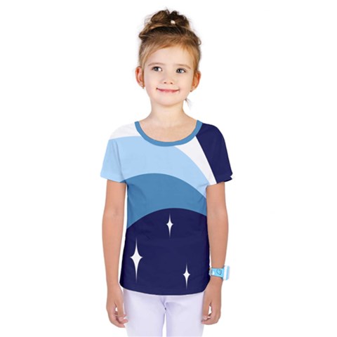 Star Gender Flags Kids  One Piece Tee by Mariart