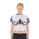 Star Purple Space Cotton Crop Top View2