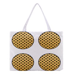 Star Circle Orange Round Polka Medium Tote Bag by Mariart