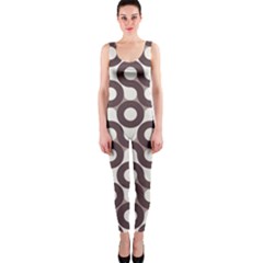 Seamless Geometric Circle Onepiece Catsuit by Mariart