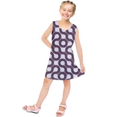 Seamless Geometric Circle Kids  Tunic Dress