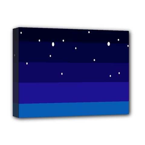 Stra Polkadot Polka Gender Flags Deluxe Canvas 16  X 12  