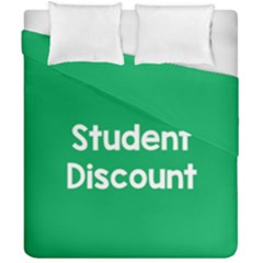 Student Discound Sale Green Duvet Cover Double Side (california King Size) by Mariart