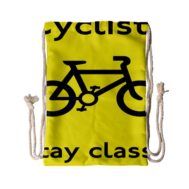 Stay Classy Bike Cyclists Sport Drawstring Bag (Small)