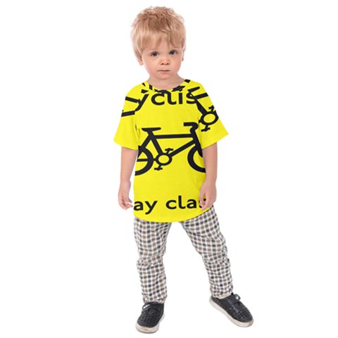 Stay Classy Bike Cyclists Sport Kids  Raglan Tee by Mariart