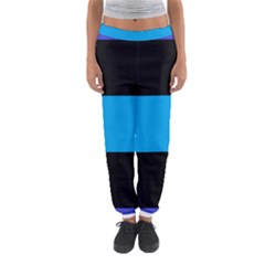 Tomboy Playboy Flag Blue Black Mline Women s Jogger Sweatpants by Mariart