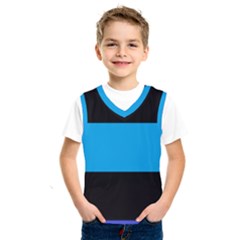 Tomboy Playboy Flag Blue Black Mline Kids  Sportswear by Mariart