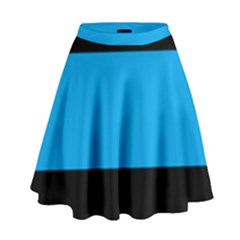 Tomboy Playboy Flag Blue Black Mline High Waist Skirt