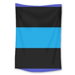 Tomboy Playboy Flag Blue Black Mline Large Tapestry by Mariart