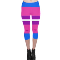 Transgender Flags Capri Leggings  by Mariart