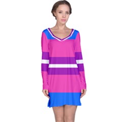 Transgender Flags Long Sleeve Nightdress by Mariart