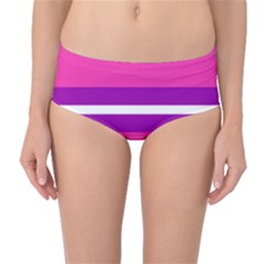 Transgender Flags Mid-waist Bikini Bottoms by Mariart