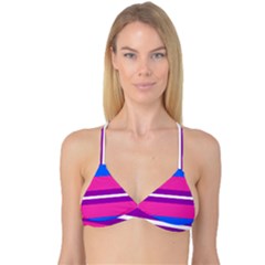 Transgender Flags Reversible Tri Bikini Top