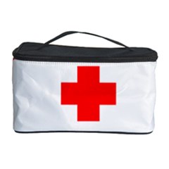 Tabla Laboral Sign Red White Cosmetic Storage Case