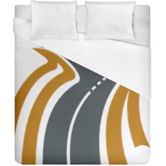 Transparent All Road Tours Bus Charter Street Duvet Cover (california King Size) by Mariart