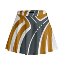 Transparent All Road Tours Bus Charter Street Mini Flare Skirt by Mariart