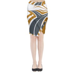 Transparent All Road Tours Bus Charter Street Midi Wrap Pencil Skirt by Mariart