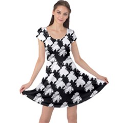 Transforming Escher Tessellations Full Page Dragon Black Animals Cap Sleeve Dresses by Mariart