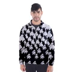 Transforming Escher Tessellations Full Page Dragon Black Animals Wind Breaker (men) by Mariart