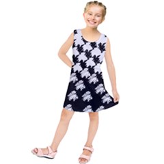 Transforming Escher Tessellations Full Page Dragon Black Animals Kids  Tunic Dress by Mariart