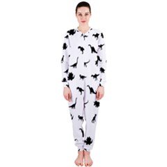 Dinosaurs Pattern Onepiece Jumpsuit (ladies) 