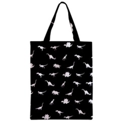 Dinosaurs Pattern Zipper Classic Tote Bag by Valentinaart