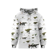 Dinosaurs Names Kids  Zipper Hoodie by Valentinaart