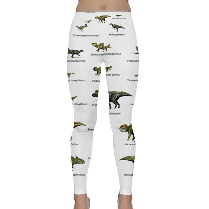 Dinosaurs names Classic Yoga Leggings