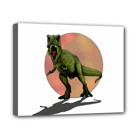 Dinosaurs T-rex Canvas 10  X 8  by Valentinaart