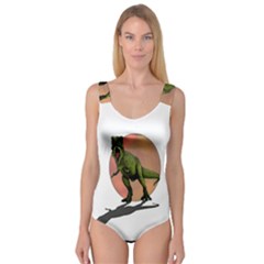 Dinosaurs T-rex Princess Tank Leotard  by Valentinaart