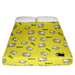 Sweet Dreams  Fitted Sheet (queen Size) by Valentinaart